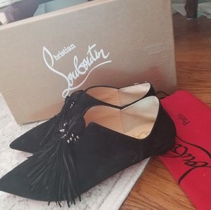 Medinana flat veau velours Christian Louboutin